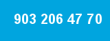 903 206 47 70 903 206 47 70